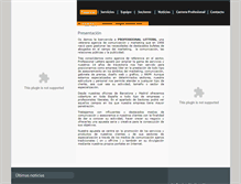 Tablet Screenshot of professional-letters.com